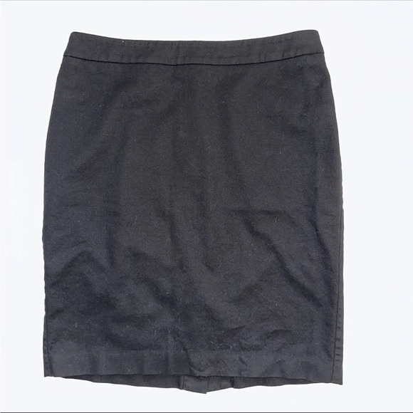 CAbi Black Pencil Skirt Jordan Cotton Pique Stretch Size 6 Style 360 - Picture 2 of 7